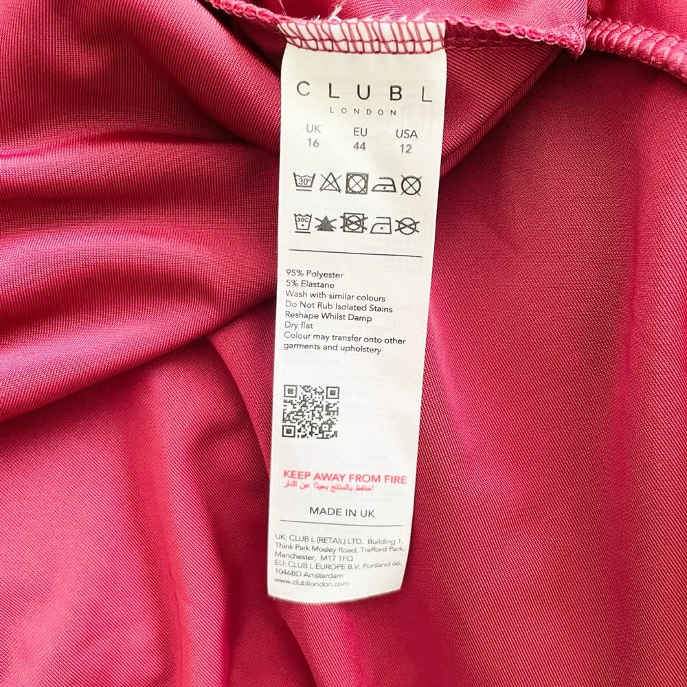 NWT Club L London US 12 Apolline Berry Velvet Off The Shoulder Ruched Maxi Dress - Picture 10 of 11